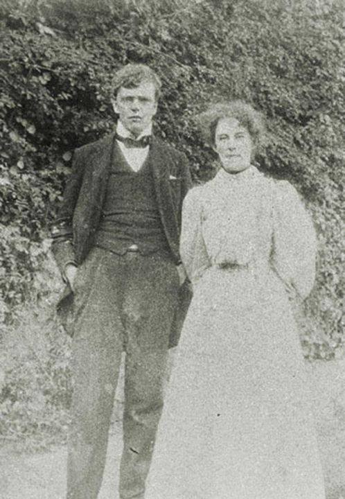 Los jóvenes Gilbert y Frances