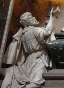 Jornalero en la tumba de LeónXIII